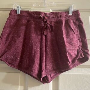Athletic Works Women's Maroon Athletic Shorts